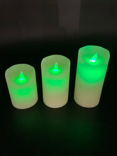 Load image into Gallery viewer, Battery Operated Colour Changing 3&quot; Candles - Set of 3
