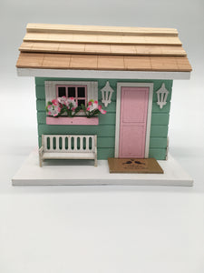 Birdhouse She Shed Mint/Pink