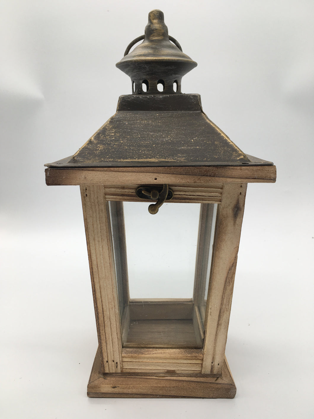 Wood/Metal Lantern Small