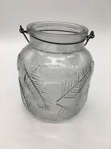 Glass Candle Holder Clear Havana