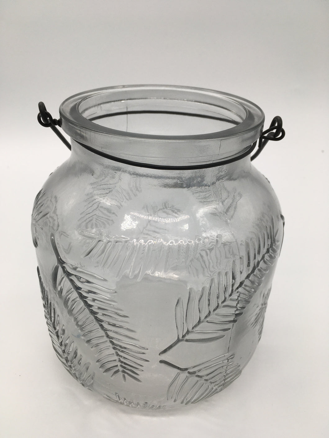Glass Candle Holder Clear Havana