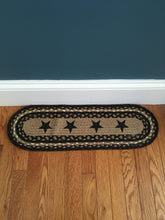 Load image into Gallery viewer, Stair Tread Black Stars
