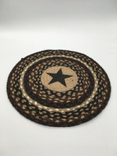 Load image into Gallery viewer, Chair Pad Round Mocha/Frapp Black Star

