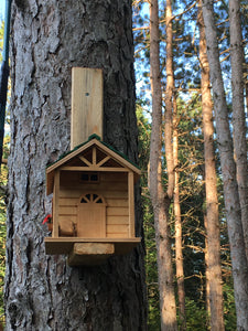 Birdhouse Living The Life Cabin Natural