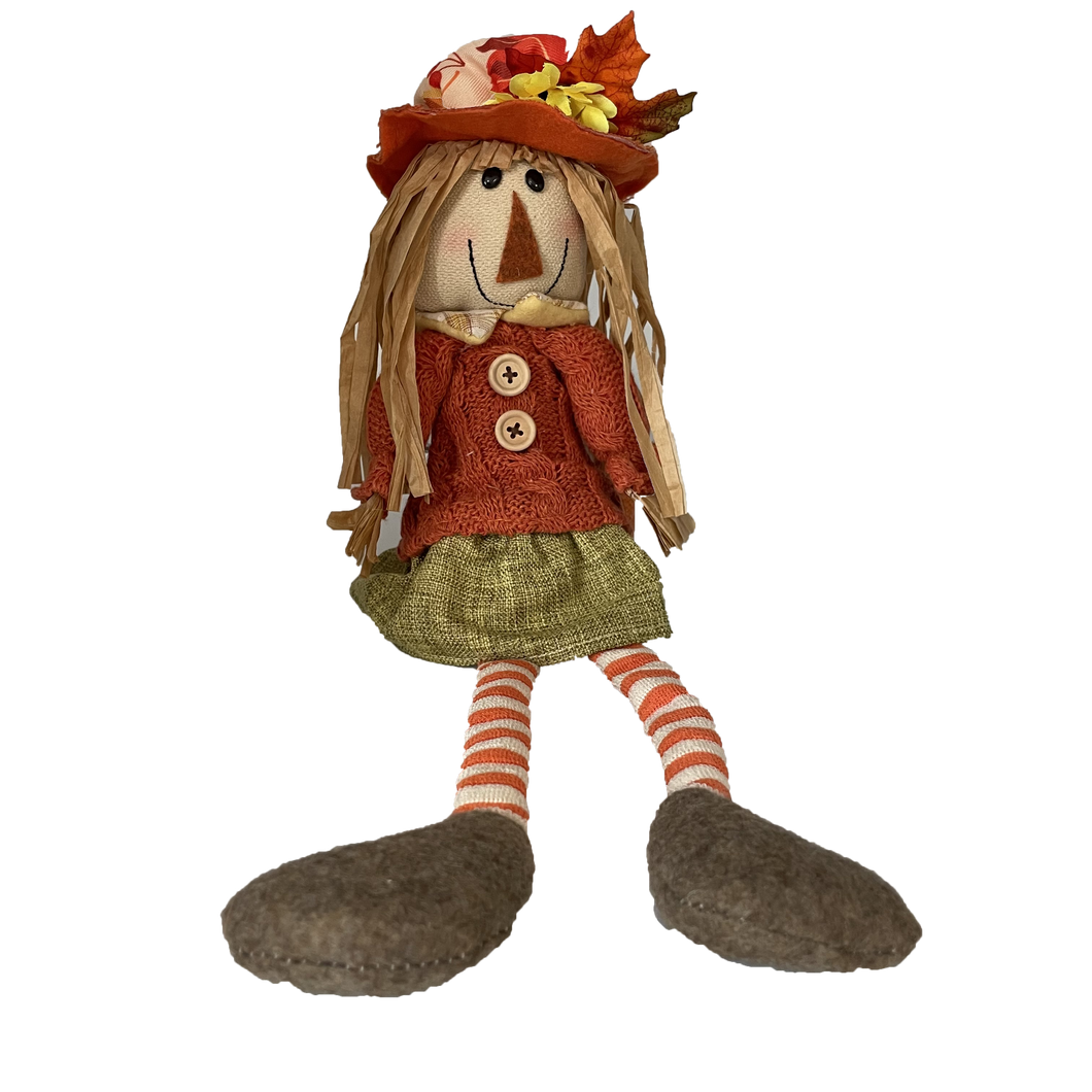 Sitting Scarecrow with Long Legs