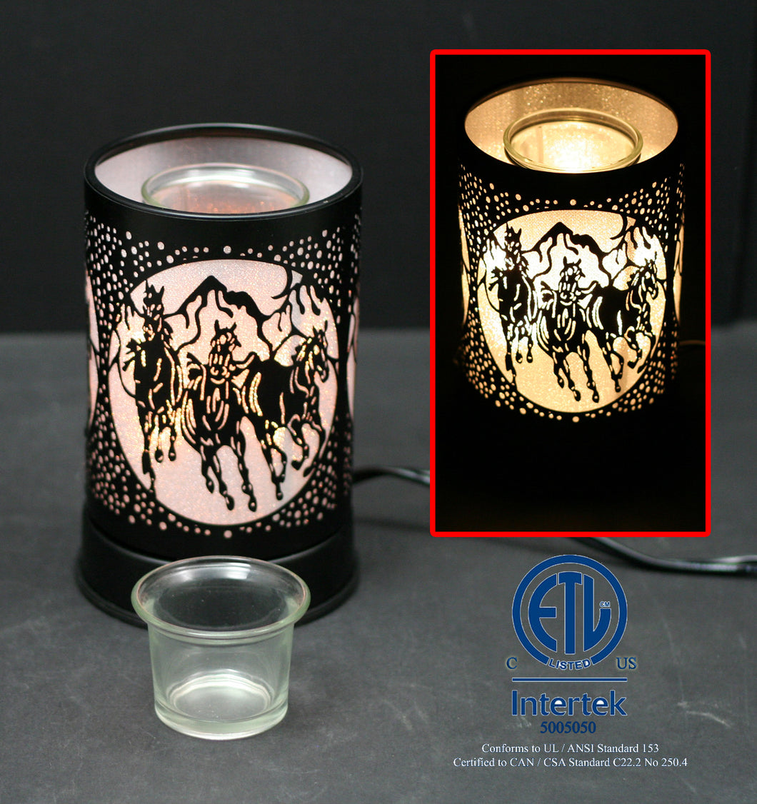 Black Horse Touch Lamp