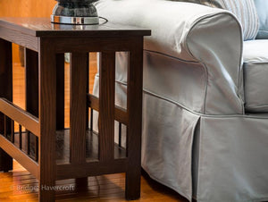 Mission Magazine End Table