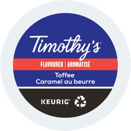 K Cup Timothy's Toffee Coffee
