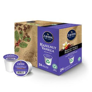 K Cup Zavida Coffee Hazelnut Vanilla