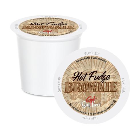 K Cup Guy Fieri Hot Fudge Brownie