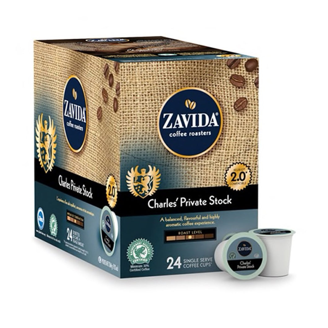K Cup Zavida Coffee Roasters Charles' Private Stock