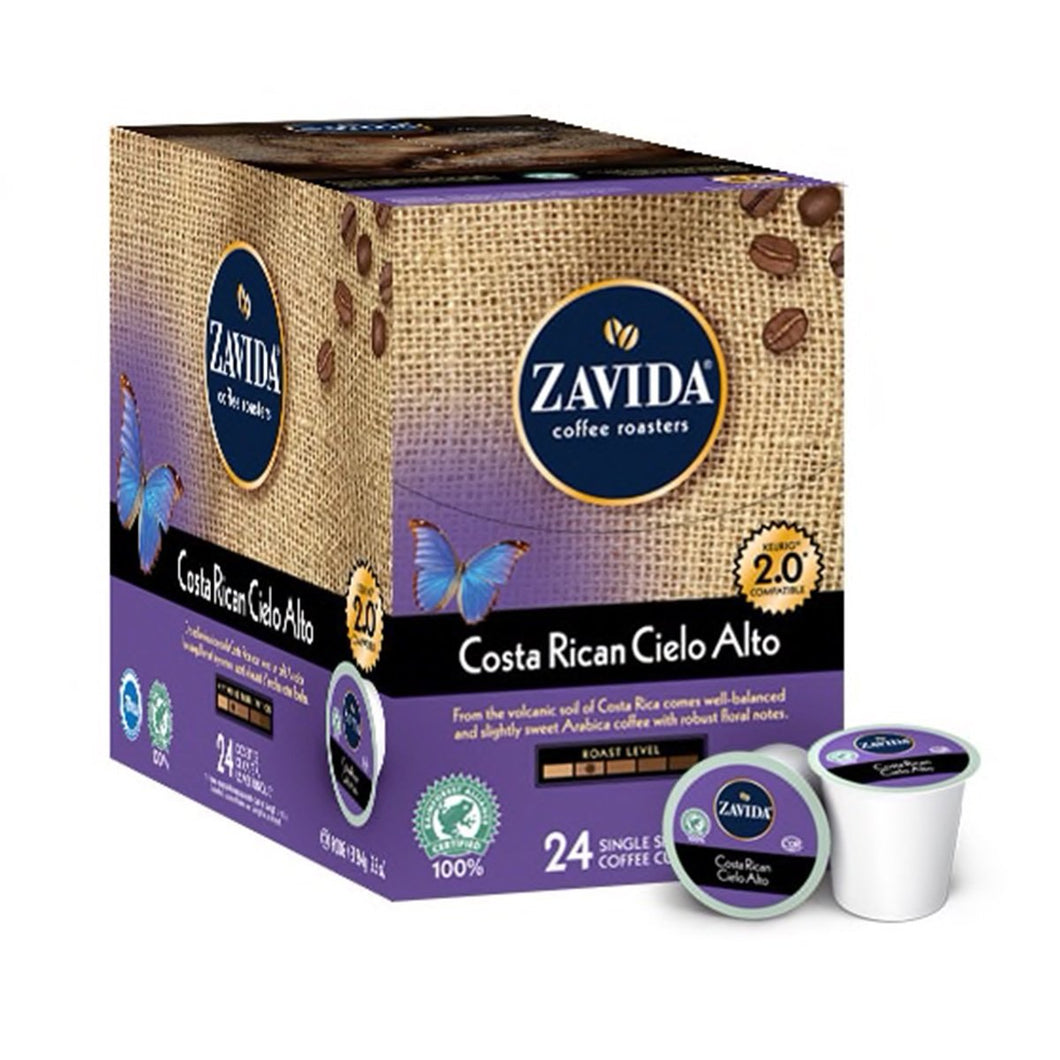 K Cup Zavida Coffee Roasters Costa Rican Cielo Alto