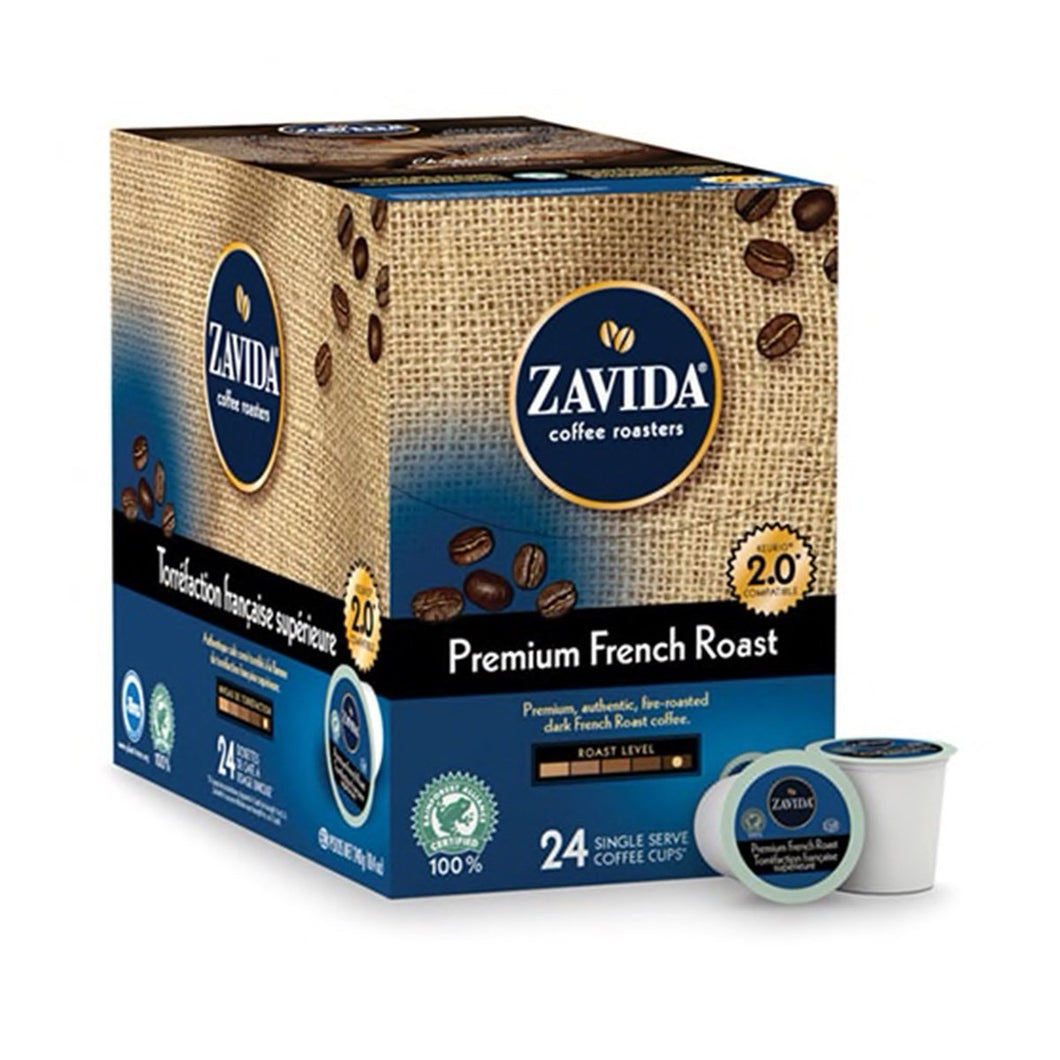 K Cup Zavida Coffee Roasters Premium French Roast