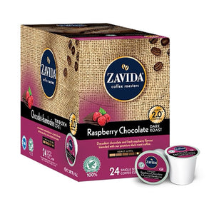 K Cup Zavida Coffee Roasters Raspberry Chocolate
