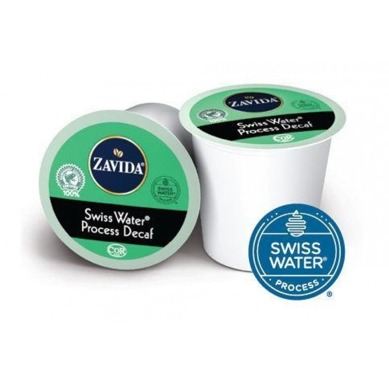 K Cup Zavida Swiss Water Process Decaf Coffee